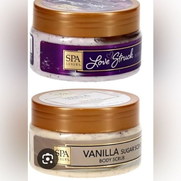 Spa Luxury Other - 🛍️SPA LUXURY Love ❤️ Struck Body Scrub & Vanilla sugar Scent 8 OZ (227g)
